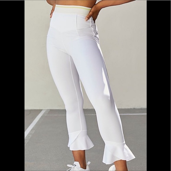 Free People Pants - Free People Movement White Sanctuary Leggings